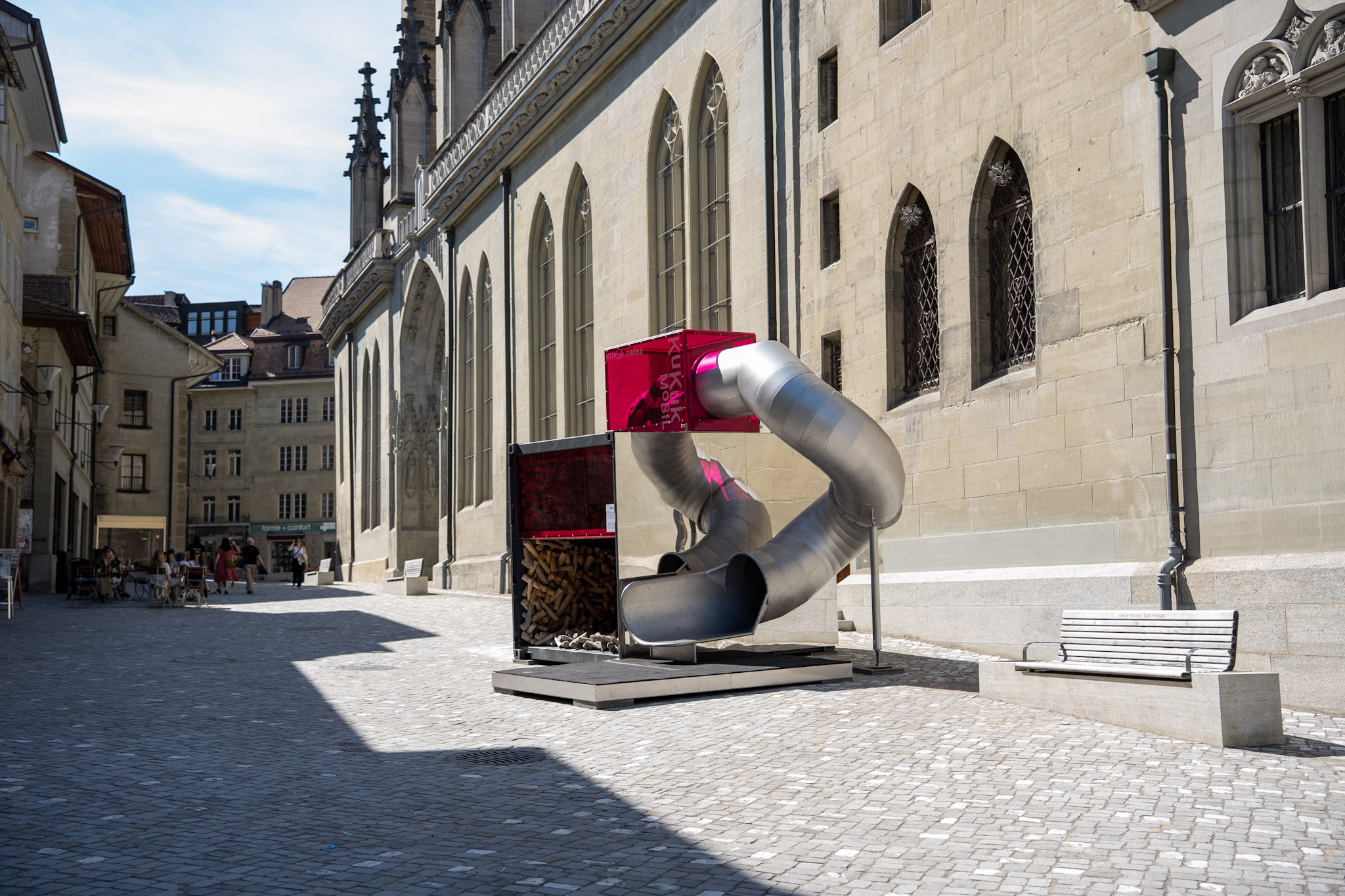 Les espaces de jeu mobiles en visite à Fribourg